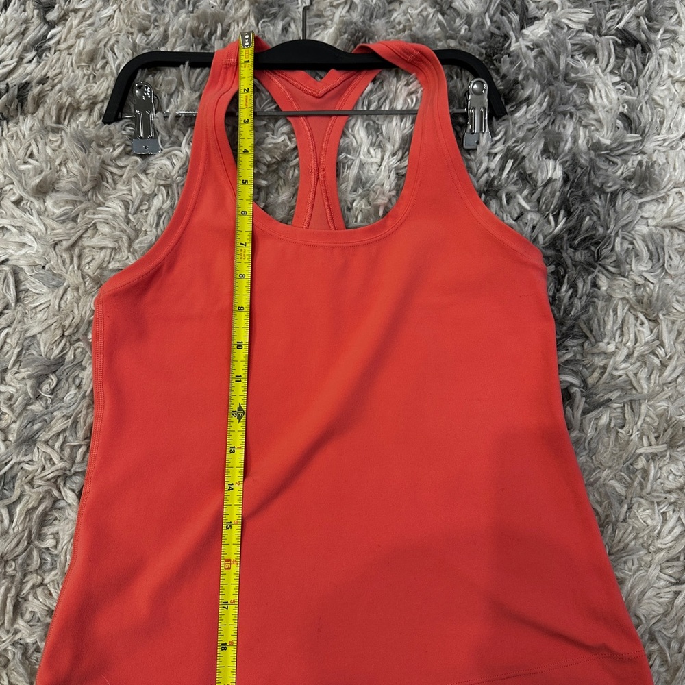 Lululemon Power Y / Racerback Tank – Coral Red - Picture 8 of 10